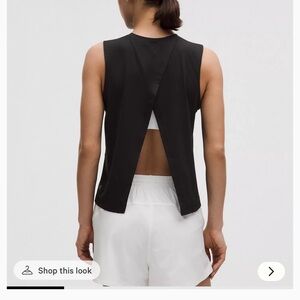 Lululemon Pace Crush top Blaxk